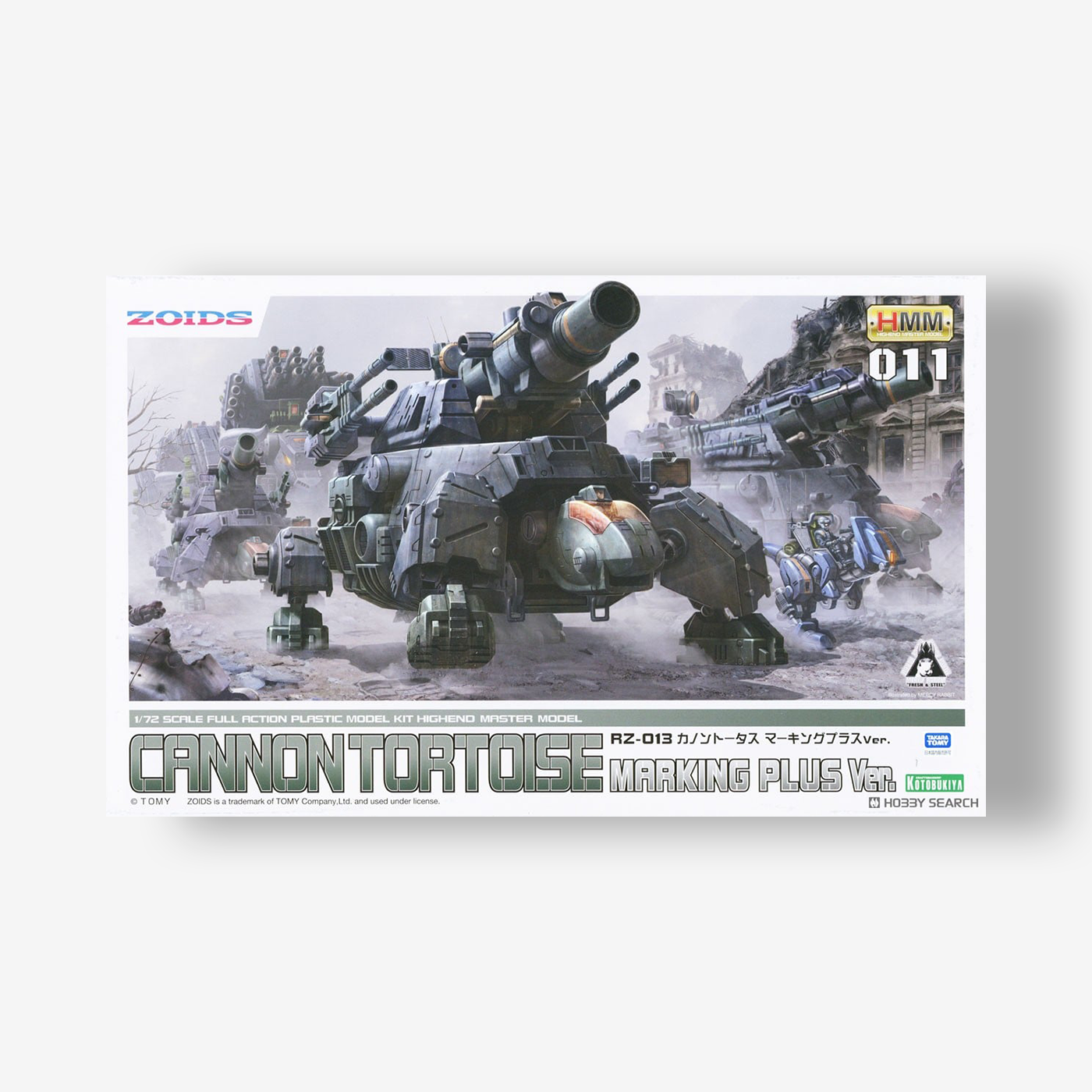 "Zoids" HMM RZ-013 Cannon Tortoise Marking Plus Ver
