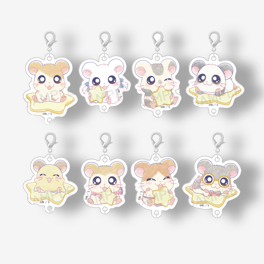 Hamtaro: Twinkle Dreams- Tsunagaru Acrylic Charm