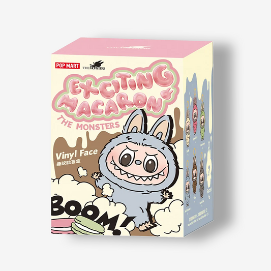 POP MART The Monsters - Exciting Macarons Vinyl Face Blind Box 1 PC