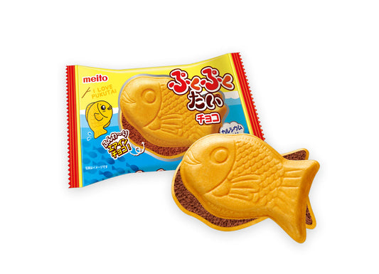 Meito Puku Taiyaki Fish Aerated Chocolate
